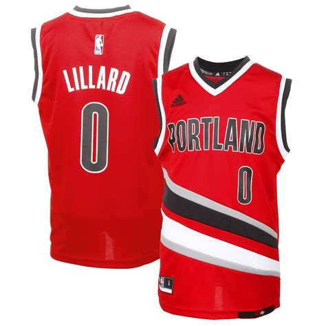 adidas damian lillard replica jersey|damian lillard basketball jersey.